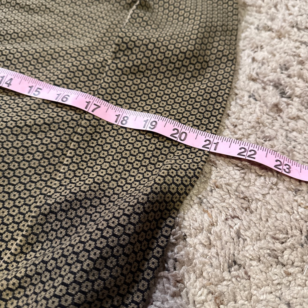 Women's J.Jill XS Brown & Black Geometric Long Sleeve Tee with pockets - Picture 6 of 8